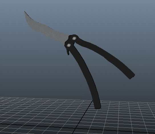 Animating and Modelling a Butterfly Knife (Balisong) | Jacob Scaife  Development Blog